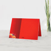 Peonies Rabbit Year 中国の 2023写真GC追加 シーズンカード (裏面)