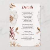 Peonyビクトリアン Luxe詳細エンクロージャカード エンクロージャーカード (正面)