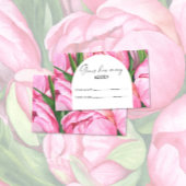 Peonyフローラ – 推測する数のキスブライダルゲーム エンクロージャーカード