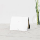 Peonyヴィンテージ写真悔やみや弔慰Thank You Note Card 3 サンキューカード (裏面)