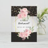 Peony anemoneあなたは私の花嫁のメイドになるの? 招待状 (スタンド正面)