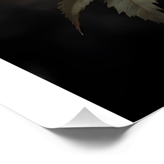 Peony Floral Artwork ポスター (コーナー)