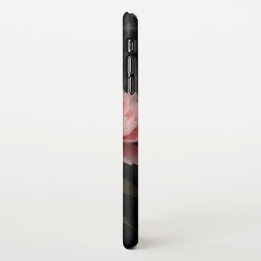 Peony Floral Artwork iPhoneケース (左側)