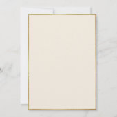 Peony Floral Vintage Elegant Wedding 招待状 (裏面)