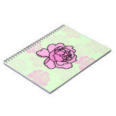 Peony Flower ノートブック (左側)