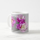 Peony Flower Mug コーヒーマグカップ (正面左)