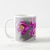 Peony Flower Mug コーヒーマグカップ (左)