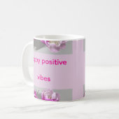 Peony Flower Mug コーヒーマグカップ (正面左)