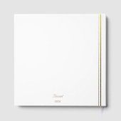 Peony Foil Wedding Guestbook ゲストブック (裏面)