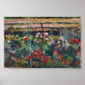 Peony Garden | クロード・モネ ポスター (正面)