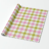 Peony Gingham - Wrapping Paper ラッピングペーパー (アンロールド)