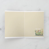 Peony　GREETING CARD vertical サンキューカード (内部)