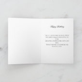 Peony  Greeting card with original poem サンキューカード (内部)