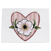 Peony Heart ラージペーパーバッグ (正面)