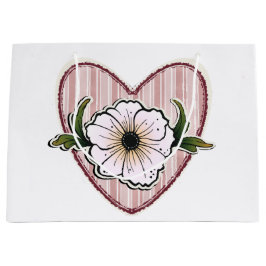 Peony Heart ラージペーパーバッグ