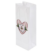 Peony Heart ワインギフトバッグ (裏面アングル)