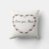 Peony Heart Comfort for Mom クッション (裏面)