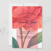 Peony In Bloom 招待状 (正面)