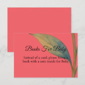 Peony In Bloom Books For Baby エンクロージャーカード (正面/裏面)