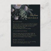 Peony Moodyの結婚詳細エンク素晴らしレージカード エンクロージャーカード (正面)