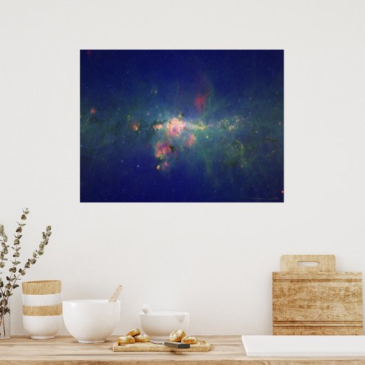 Peony Nebulaは24x18にリサイズ(30x15) ポスター (キッチン)