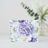 Peony Passion RSVPポストカード インビテーションポストカード (スタンド正面)