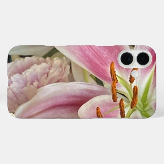 Peony & Pink :LIly Iphoneケース Case-Mate iPhoneケース (裏面 (横))