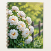 Peony Symbolism Calendar プランナー手帳 (正面)