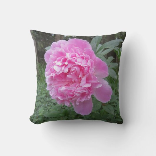 Peony Throw Pillow クッション (正面)