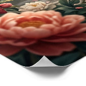 Peony Tiger Blossom Power ポスター (角)