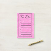 Peony To Do List Post it Notes ポストイット (デスク上)
