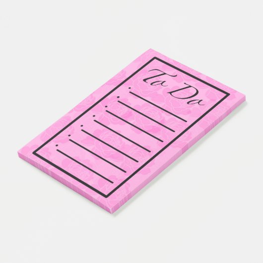 Peony To Do List Post it Notes ポストイット (アングル)