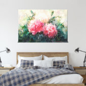 *~* Peony TV2ヴィンテージアートストレッチキャンバス印刷 キャンバスプリント (インサイチュ (寝室))