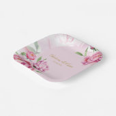 Peony Wedding ペーパープレート (傾斜あり)