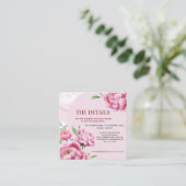 Peony Wedding Details for Wedding  エンクロージャーカード (スタンド正面)