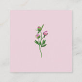 Peony Wedding Details for Wedding  エンクロージャーカード (裏面)