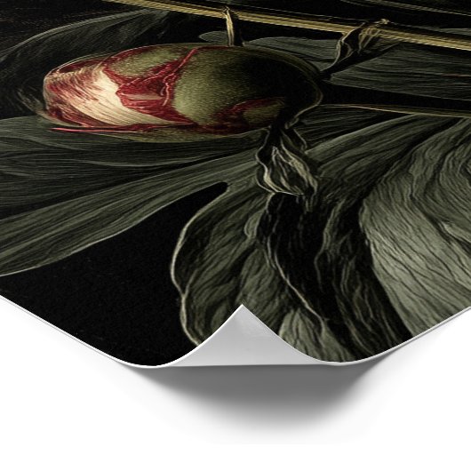 Peony wild flowers ポスター (角)