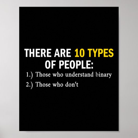 PeopleプログラマおたくのバイナリタイプBoys & ポスター (正面)