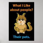 Peopleポスターが好き ポスター (正面)