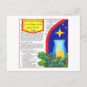 People歩くインダークネスハガキ感動的ー ポストカード (正面)