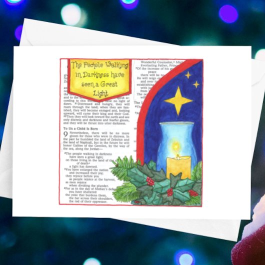 People歩くインダークネスハガキ感動的ー ポストカード