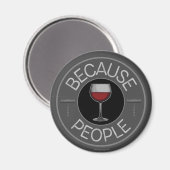 People（ワイン）マグネット マグネット (正面/裏面)