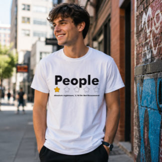 People: 1‑Star Review Tシャツ