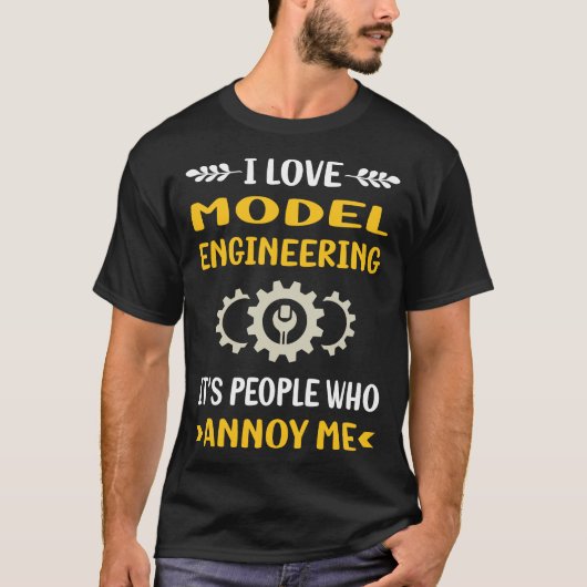 People Annoyモデルエンジニアリングエンジニア Tシャツ (正面)