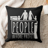 People Before Profit Activism Social Justice Equal クッション (ブランケット)