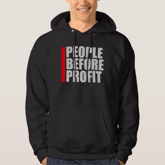 People Before Profit Activism Social Justice Equal パーカ (正面)