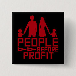 People Before Profit Activism Social Justice Equal 缶バッジ