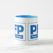 People For Peopleロゴ・マグカップ マグカップ (中央)