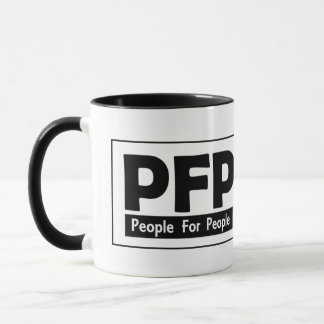 People For Peopleロゴ – 黒 マグカップ