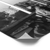 People in Bleachers ポスター (角)